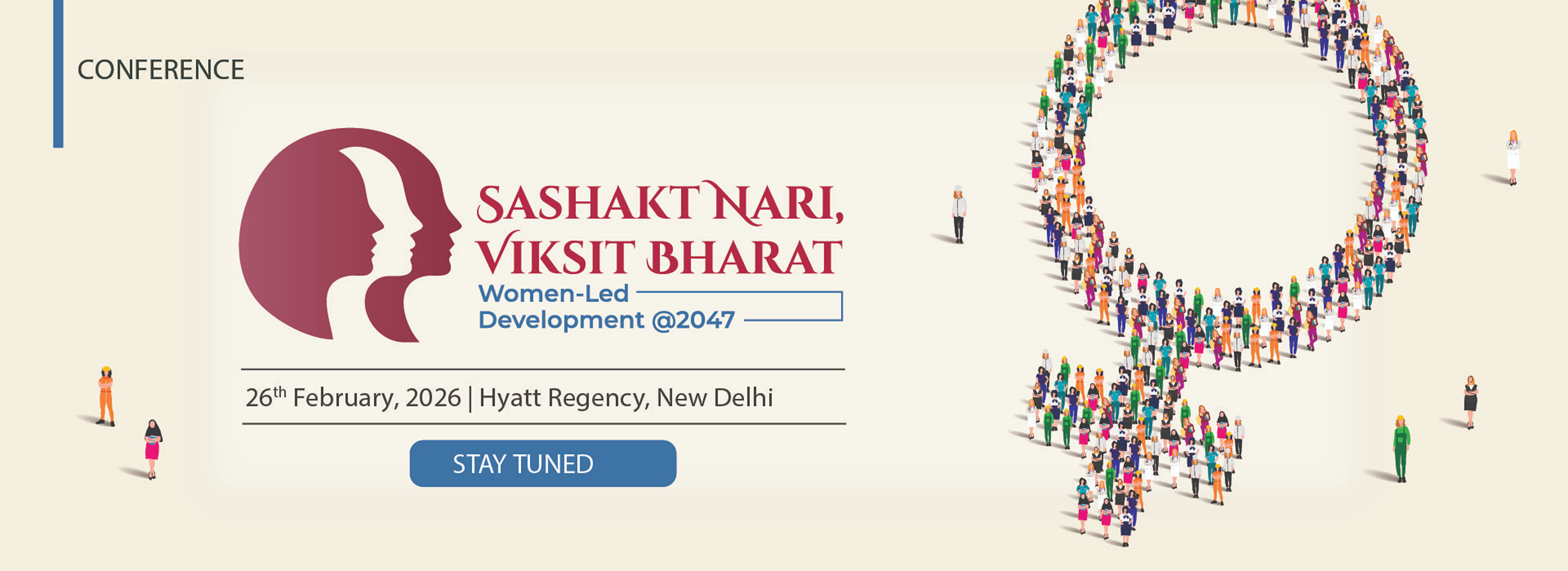 Sashakt Nari, Viksit Bharat Conference Banner
