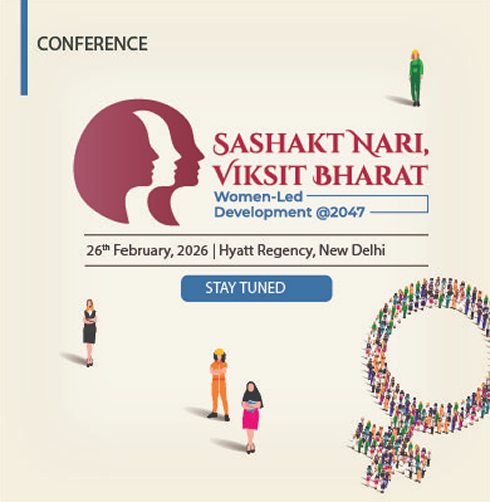 Sashakt Nari, Viksit Bharat Conference Banner
